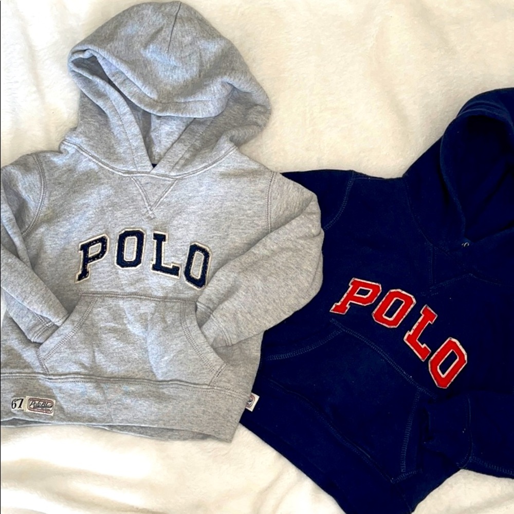 2 Ralph Lauren Polo 2T hoodies